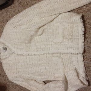 Chico's cream jacket